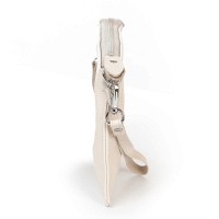 Молодежный клатч из кожи ALEX RAI 8801-2 white