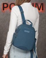 Женский тканевый рюкзак Jielshi MZ-917 blue