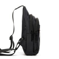 Мужская тканевая сумка-слинг Lanpad 82081 black