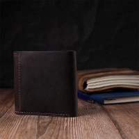 Кожаный мужской кошелек ручной работы GRANDE PELLE 16810 