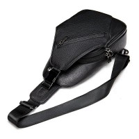 Мужская кожаная сумка-слинг Vintage 20249 