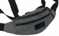 Сумка на пояс, бананка Wallaby 2906-2 серая