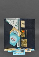 Кожаный тревел-кейс BlankNote 3.1 темно-синий Краст BN-TK-3-1-NAVY-BLUE