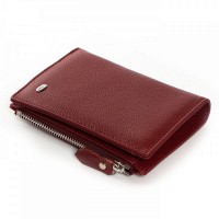 Женский кожаный кошелек Classik  DR. BOND WN-23-8 wine-red