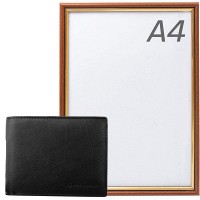 Кожаное портмоне DNK Leather DNKN1020-CCF-black