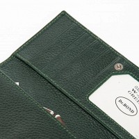 Женский кожаный кошелек Bright DR. BOND W46 green