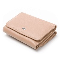 Женский кожаный кошелек Bright DR. BOND WS-403 pink