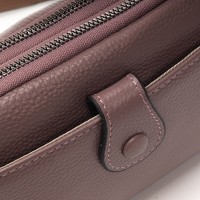 Женский молодежный кожаный клатч ALEX RAI 88085 purple