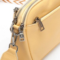 Женская кожаная сумка ALEX RAI 8960 yellow