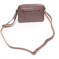 Женский молодежный кожаный клатч ALEX RAI 88085 purple