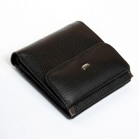 Женский кожаный кошелек Bright DR. BOND WS-33 black