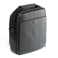 Мужская кожаная сумка через плечо BRETTON 5015-4 black