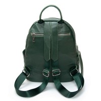 Женский кожаный рюкзак ALEX RAI 95518-9 green