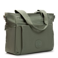 Летняя тканевая сумка Jielshi B118 d.green