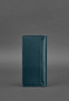 Кожаное портмоне-купюрник BlankNote 11.0 зеленое BN-PM-11-MALACHITE