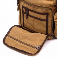 Мужская тканевая сумка через плечо с чехлом для воды Vintage 22210 
