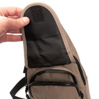 Мужская тканевая сумка-слинг Lanpad 0936 khaki бол
