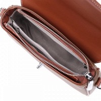 Молодежная женская кожаная сумка через плечо Vintage 22621 