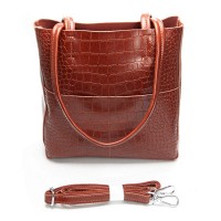 Женская кожаная сумка через плечо ALEX RAI 9384-1 camel