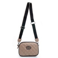 Женский молодежный кожаный клатч ALEX RAI 17001 beige