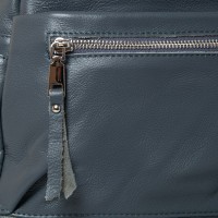Женская кожаный рюкзак ALEX RAI 8635-9 blue