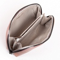 Женская кожаная косметичка Cosmetic 60095-9 pink