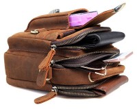 Кожаная борсетка Vintage 14416