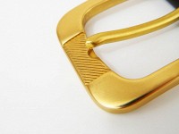 Ремень из кожи с латунной пряжкой SVETLANA ZUBKO BRASS PK401-1