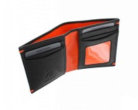 Мужской бумажник Visconti AP-60 - THUN (BLACK/ORANGE)