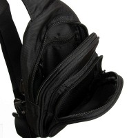 Мужская тканевая сумка-слинг Lanpad 63744 black