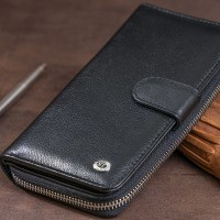 Мужской кожаный кошелек ST Leather 19300 Черный