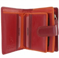 Женское кожаное портмоне Visconti rb40 red m