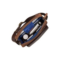 Мужская кожаная коричневая сумка Visconti TC72 Vesper (Havana Tan)