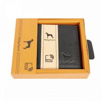 Английский кожаный мужской кошелек Ridgeback JBNC 35 Black (Черный)