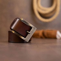 Мужской ремень из натуральной кожи Vintage 20357