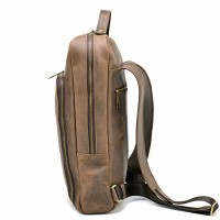 Кожаный мужской рюкзак TARWA TA-1241-4lx для ноутбука 17" дюймов