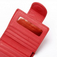 Женский кожаный кошелек Bright DR. BOND WS-415-1 red