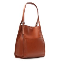 Женская кожаная сумка классическая ALEX RAI 2060-9 camel