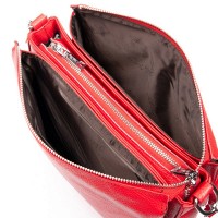 Женская кожаная сумка ALEX RAI 2087 red