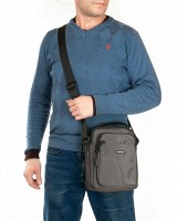 Сумка через плечо Lanpad 98101 gray