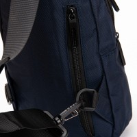 Мужская тканевая сумка-слинг Lanpad 35005 blue