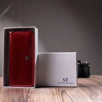 Женский лаковый кожаный кошелек ST Leather 22677 