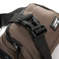 Мужская сумка на пояс Lanpad 8803 brown