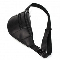 Мужская кожаная сумка бананка, сумка напоясная TARWA RA-8040-3md