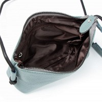 Молодежный клатч из кожи ALEX RAI 6003 blue