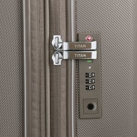 Чемодан Titan XENON 47x67x27/31 см 19/Champagne M Средний Ti849405-40