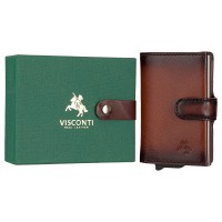Мужской  кожаный кошелек Visconti AT57 Noah c RFID (Burnish Tan)