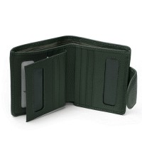 Женский кожаный кошелек Bright DR. BOND WS-415-1 green