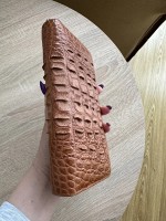 Кошелек-барсетка из натуральной кожи крокодила Ekzotic Leather cw03