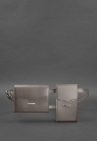 Набор женских кожаных сумок BlankNote  Mini поясная/ кроссбоди темно-бежевый - BN-BAG-38-BEIGE 
